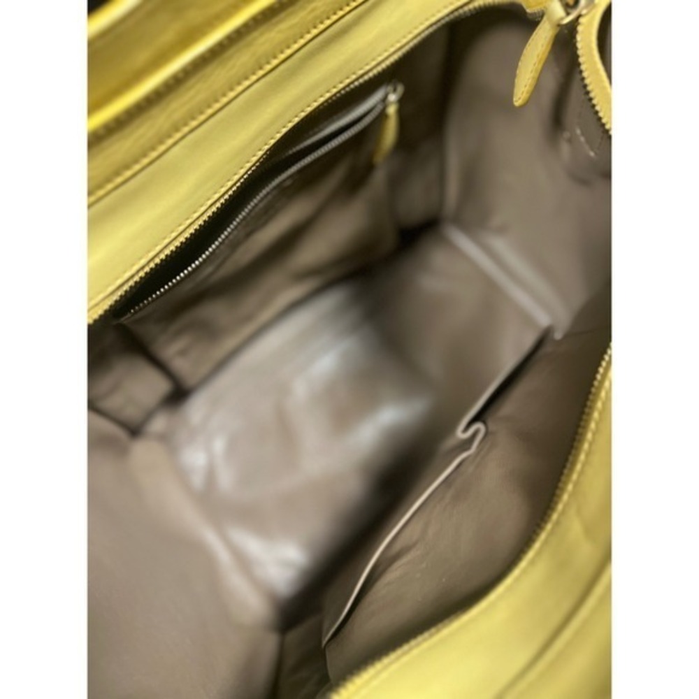 Celine Medium Phantom Luggage Tote Yellow Calfskin Phoebe Philo Era Authentic - Picture 8 of 16